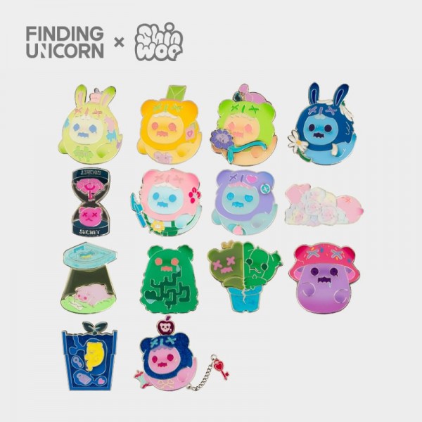 SHINWOO THE SECRET BEAR GARDEN SERIES BADGE