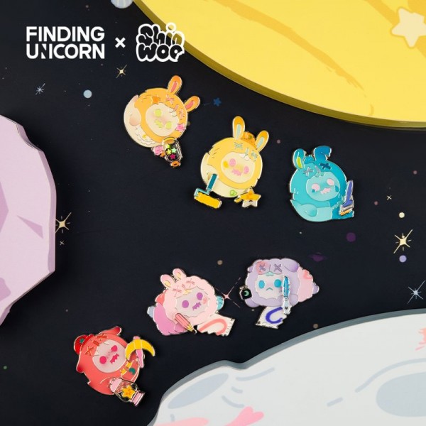 ShinWoo THE LONELY MOON SERIES BADGE