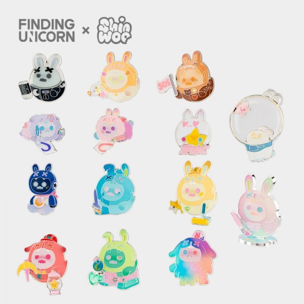 ShinWoo THE LONELY MOON SERIES BADGE